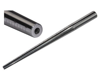 Mandril de acero inoxidable para medir anillos (tallas 1-16) para reparación de joyas, cónico - FORM-0211