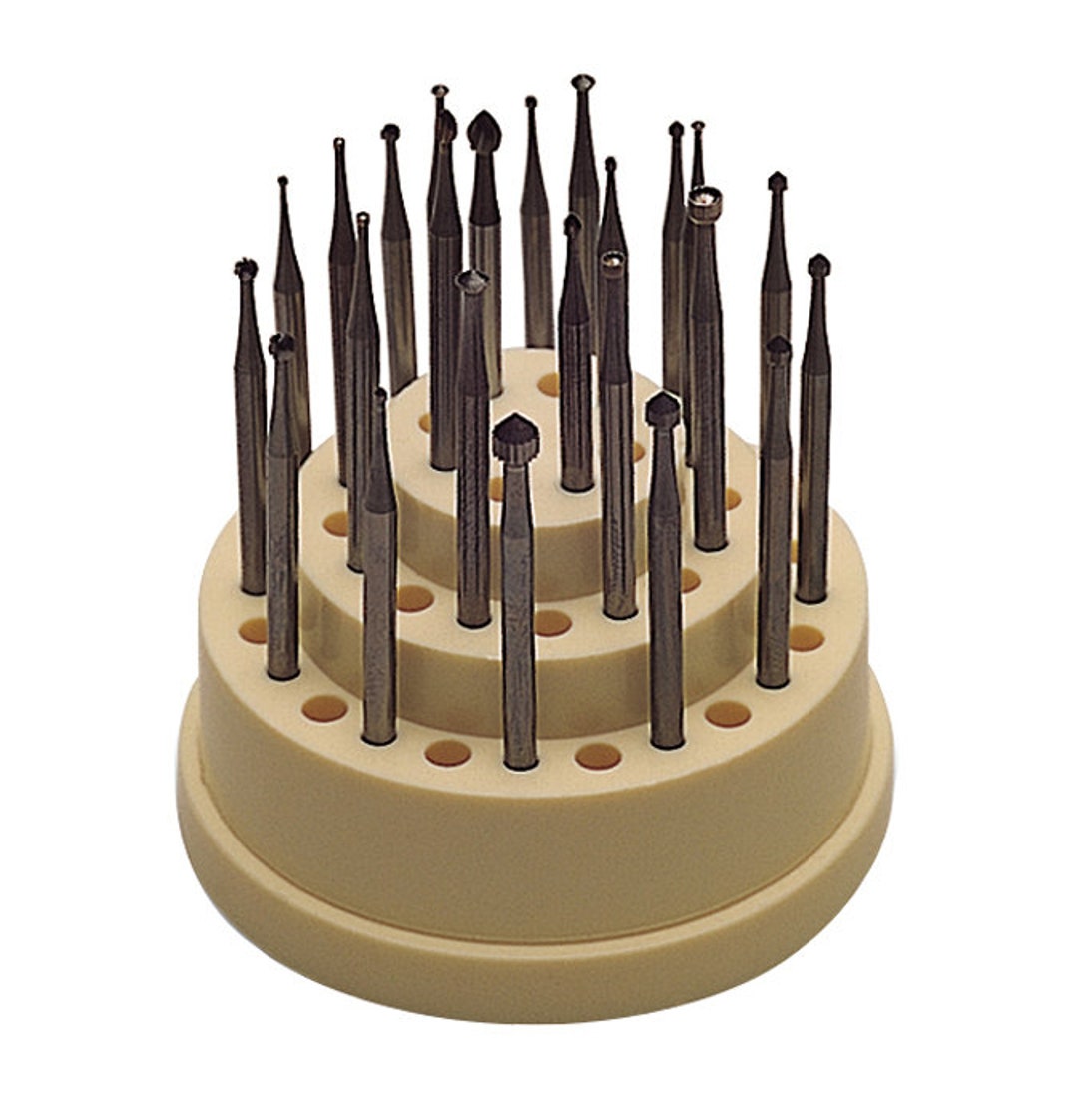 24-piece Master Swiss Round Cup Hart Setting Bur Set Jewelry Making ...
