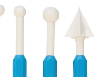 Set of 9 Precious Metal Clay Carving Pro-Design Double-Ended Shapers Jewelry Pattern Making Detailing Tools - CVR-250.00