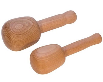 Jumbo 2-Piece Wooden Dapping Doming Punch Set 70 MM and 55 MM Metal Forming Tools - DAP-142.00