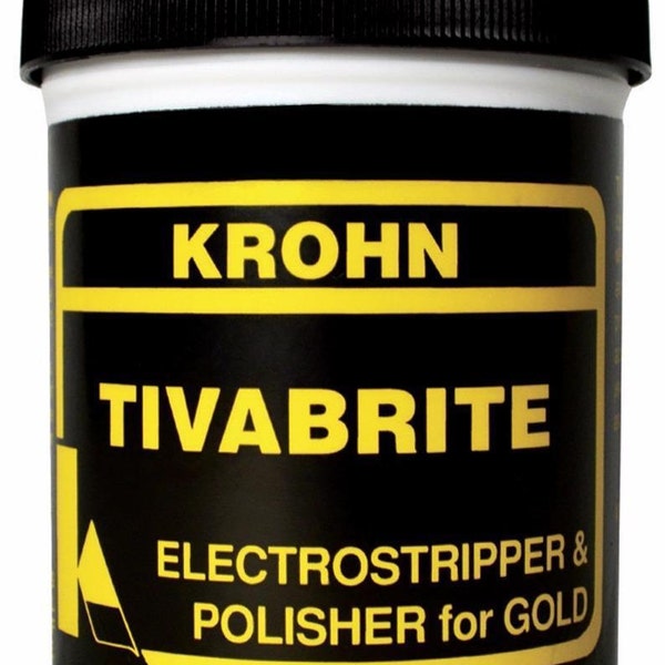 Tivabrite Electro Jewelry Stripper Gold Polisher Dry Compound 1 Lb Jar - POL-0048