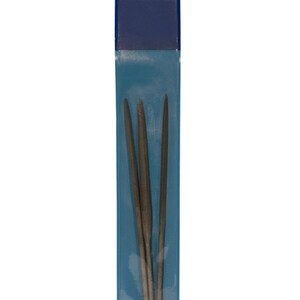 3 Piece Needle File Set - Cut #2 Round Three-Square Half-Round Jewelry Making Filing Wax Carving Tool - FIL-992.50