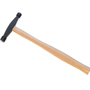 4-7/8&quot; Dual-Domed Embossing Hammer Jewelry Making Metal Forming Tool - HAM-235.10