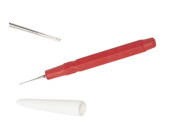 Extra Fine Point Red Dip Oiler Watchmaking Watch Repair Lubricant Tool