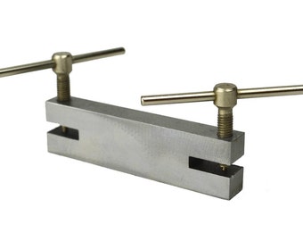 Two Hole Maker Jig 1.4 & 2.00 MM Soft Metal Punch Jewelry Making Craft Drill for Pendants and Charms - DRIL-0010