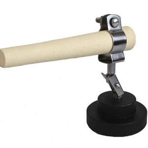 Jewelers Ceramic Rod with Base Holder Ring Stand Stick Mandrel Forming Tool - SOLD-0020