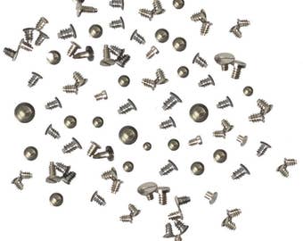 100-Piece Set of Battery Clamp Screws Assortment for Watchmaking Watch Repair Jewelry Tool Kit - WAT-400.10
