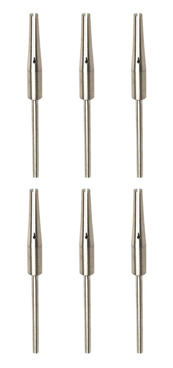 Set di 6 mandrini in gomma per carta vetrata per utensili rotanti per