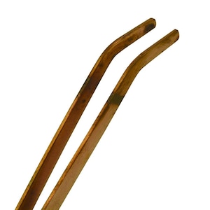 Copper Pickling Tongs with Curved Tip 9&quot; Jewelry Tool Pickling Tongs Tweezers - TWEZ-0045