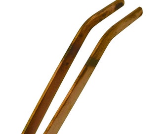 Copper Pickling Tongs with Curved Tip 9&quot; Jewelry Tool Pickling Tongs Tweezers - TWEZ-0045