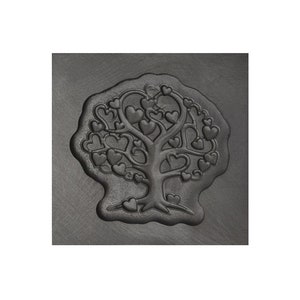 Tree of Love 3D Graphite Ingot Mold for Precious Metal Casting Gold Silver Copper Melting