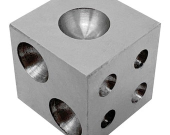 1" Steel Dapping Doming Block Jewelry Making Metal Forming Shaping Bending Bead Tool FORM-0253