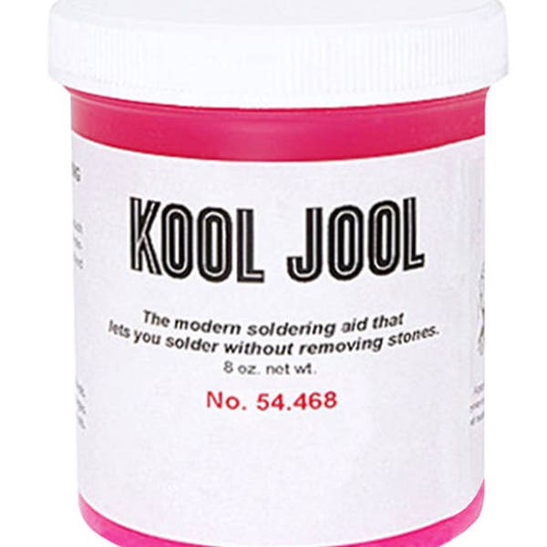 Kool Jool 8 Oz Jar Jewelry Making Soldering Aid Solder Without Removing Stones - 54.468