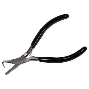 5-1/4" Hooked Jaw Dimple Forming Pliers 1 MM Jewelry Making Metal Wire Forming