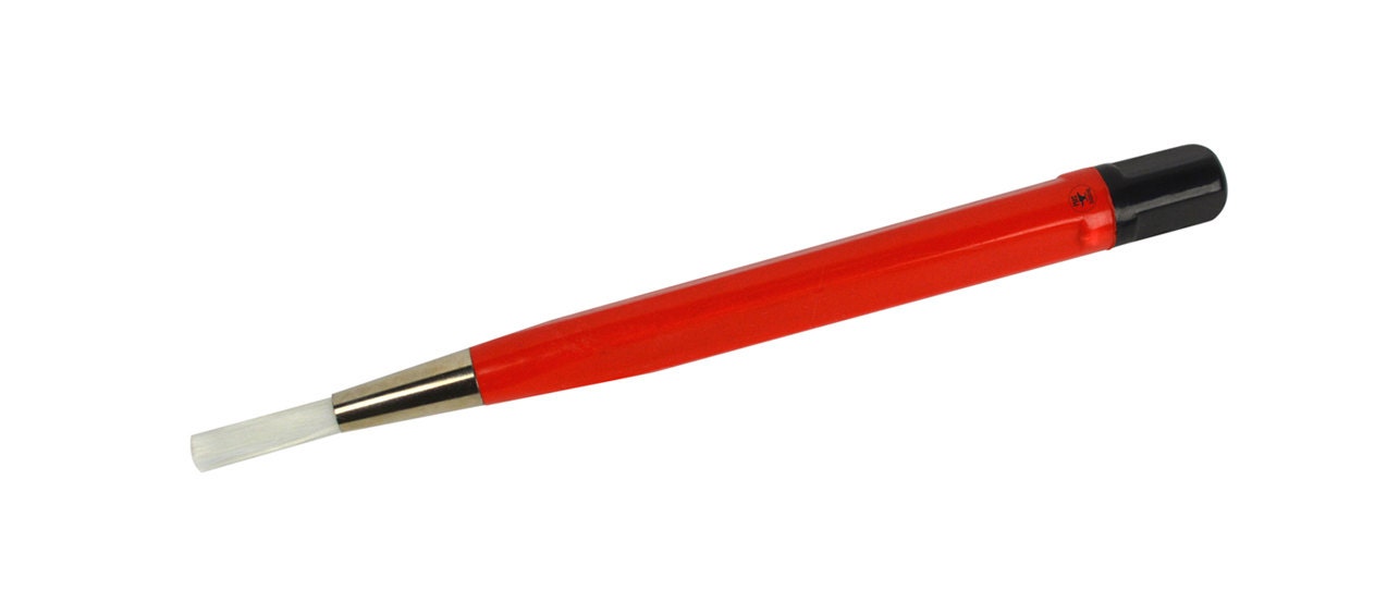 JTS Brass Scratch Brush Pen - Retractable Brass Bristles For Metal, Clay, Jewelry, Watch Repair