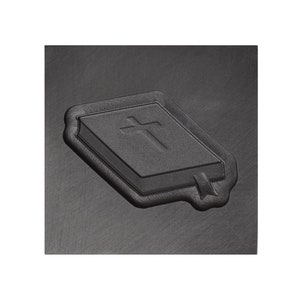 Bible 3D Graphite Ingot Mold for Precious Metal Casting Gold Silver Copper Melting