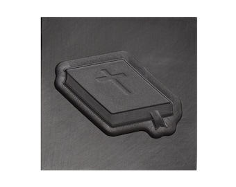 Bible 3D Graphite Ingot Mold for Precious Metal Casting Gold Silver Copper Melting