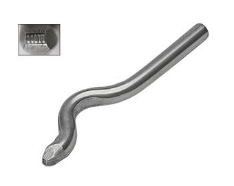 PT-900 1 MM Bent Stamp Platinum Purity Value Jewelry Making Metal Stamping Tool - PUN-128.02