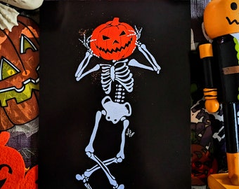 Pumpkin King A5 Print