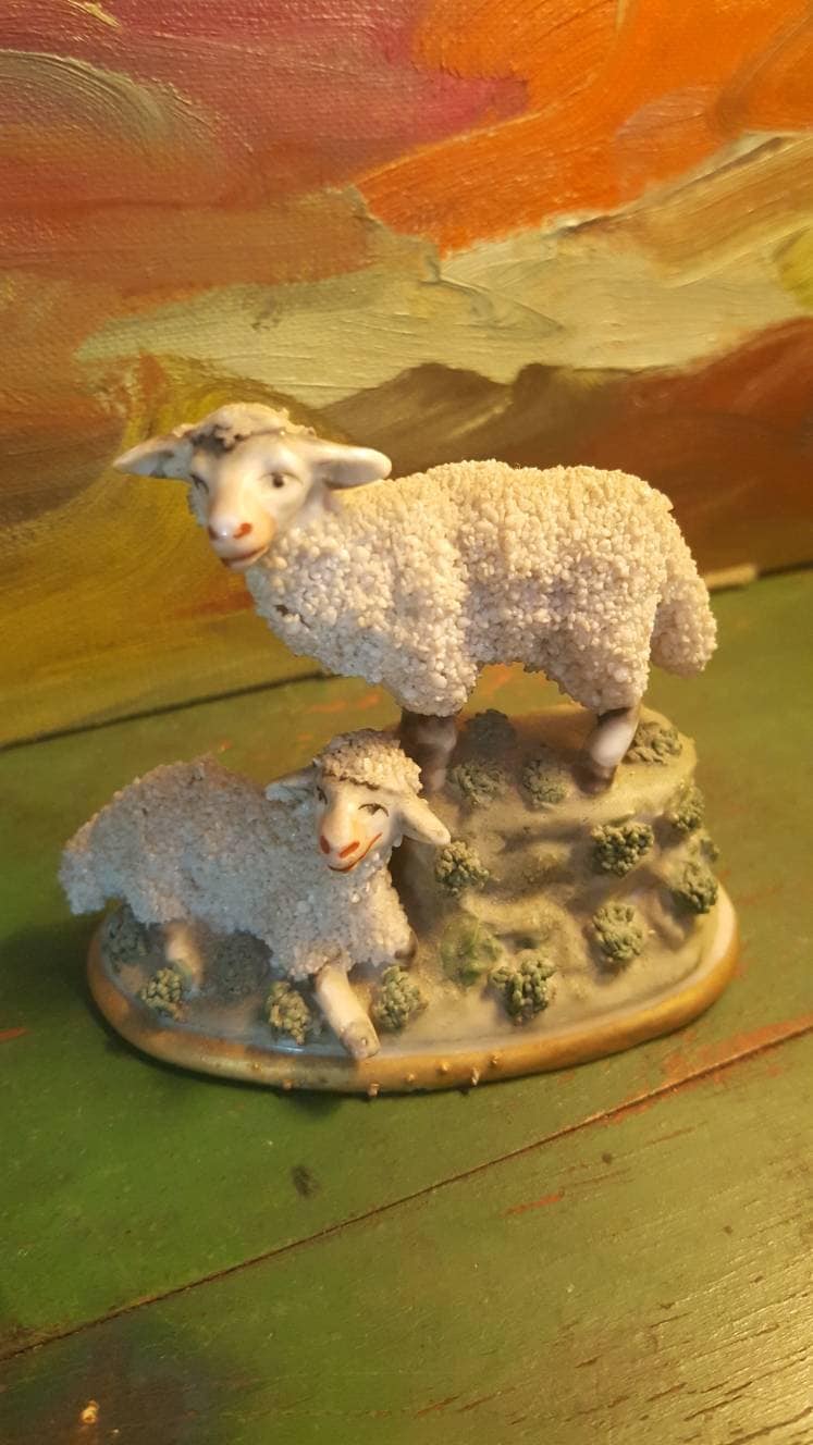 Chelsea Sheep Figurine Antique - Etsy