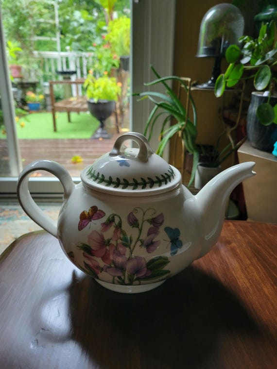 Botanic Garden Portmerion Lathyrus Odoratus Sweet Pea Teapot, 4