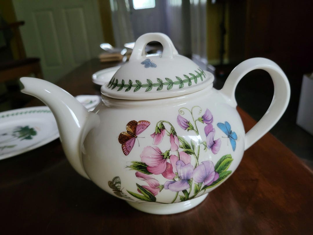 Botanic Garden Portmerion Lathyrus Odoratus Sweet Pea Teapot, 4