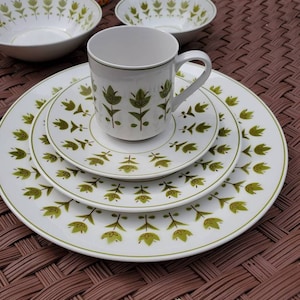 Mikasa Cera Stone Pirouette, modern styling, place settings,  serving bowls, creamer and sugar set, butter dish and platter