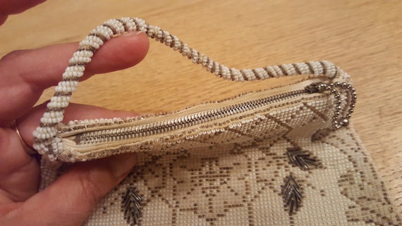 Small beaded evening bag, art deco  made in Czech… - image 6