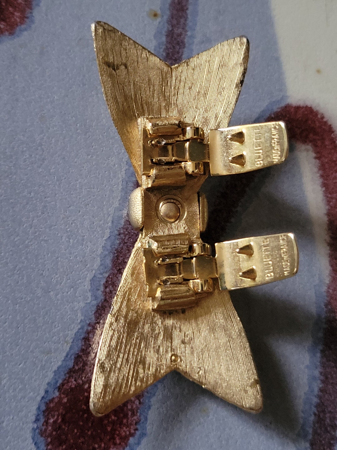 Bluette Shoe Clips, Bows, Gold Tone, France Etsy