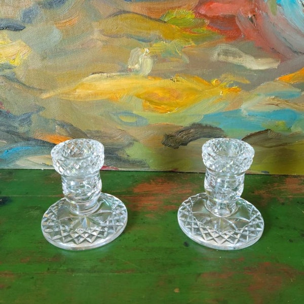 Waterford Crystal Candlesticks Etsy