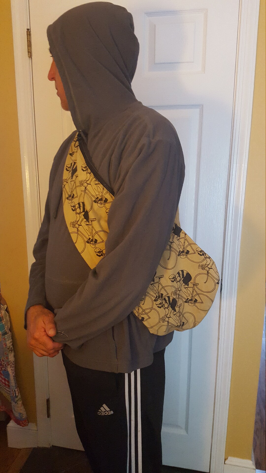 Moonlight Messenger Bag San Francisco CA Bicyclists Etsy