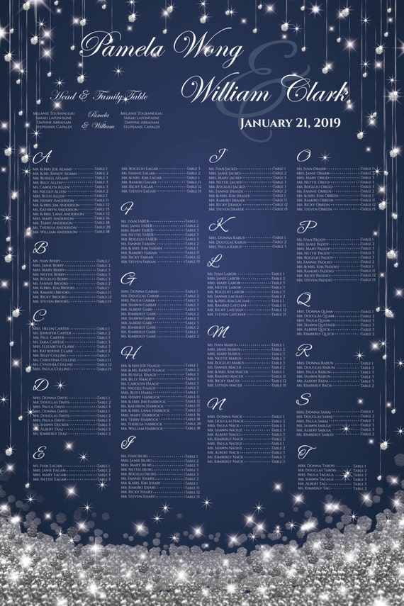 The Diamond Seating Chart