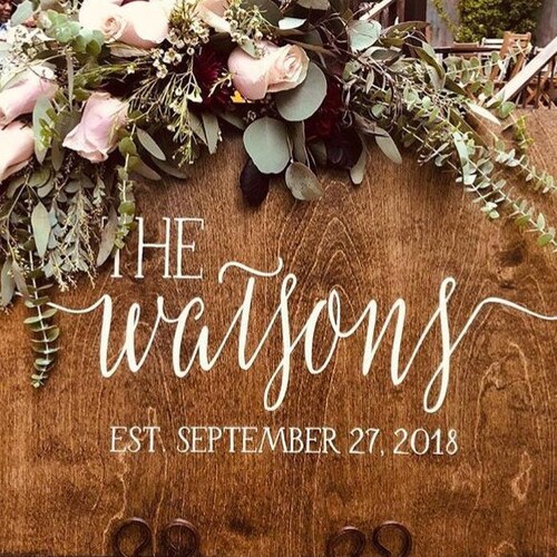 Wood Wedding Sign Wedding Welcome Sign Rustic Wedding Etsy