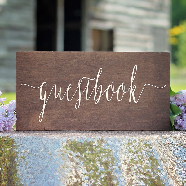 Wedding Guestbook Sign, Wedding Signage, Rustic Wedding Decor, Guestbook, Barn Wedding Decorations, Wedding Sign, Wedding Decor