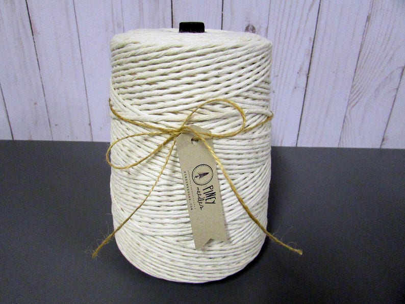 2.5 mm Cord Macrame Rope Macrame Twine Natural Rope White Etsy