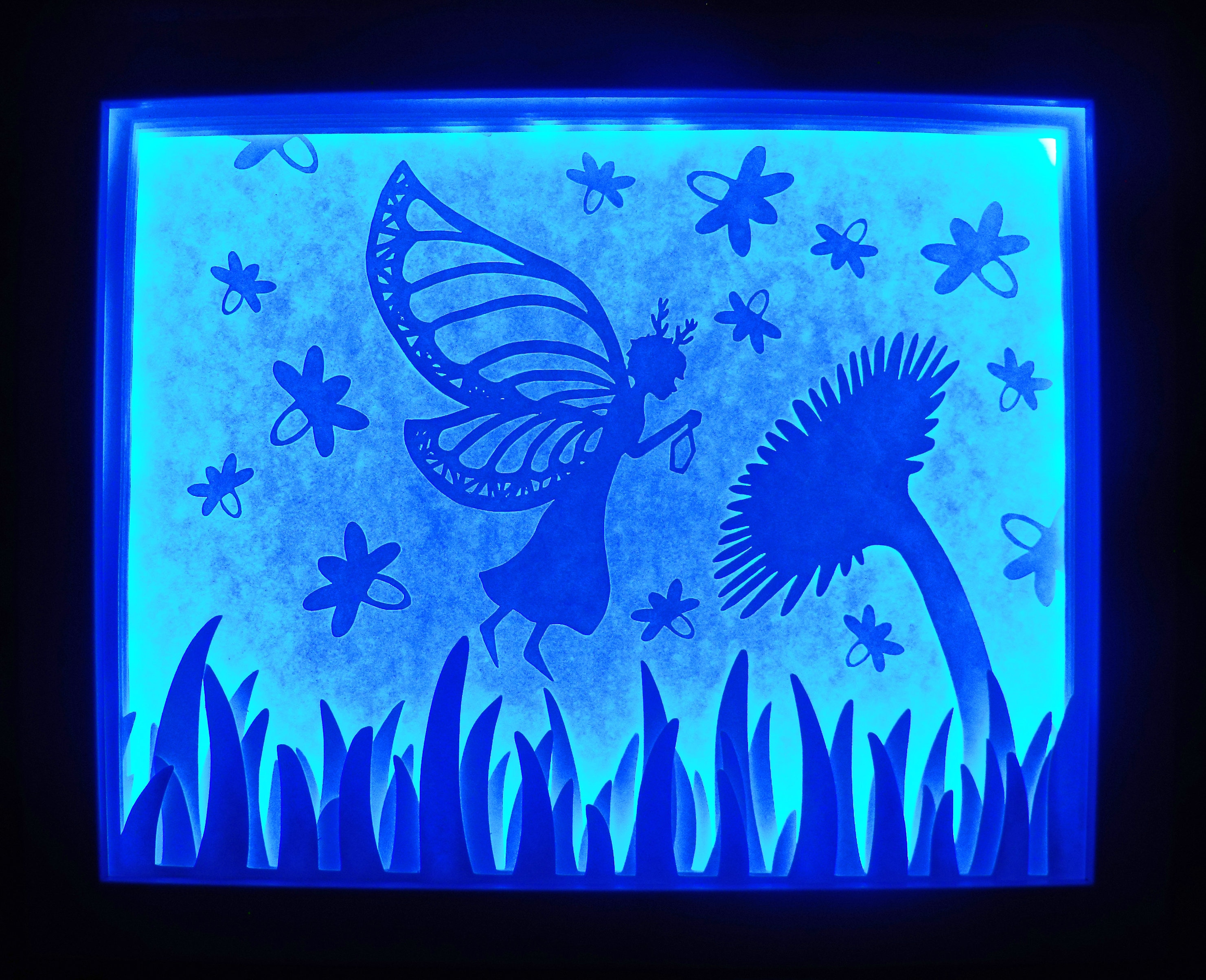 Fairy Shadow Box Light Box DIY Descarga Digital SVG PNG y - Etsy España