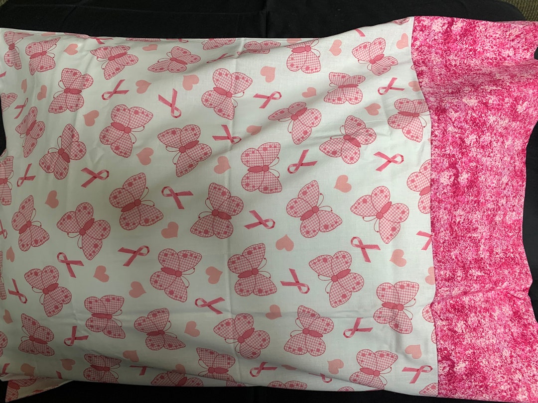 Breast Cancer Pillowcase Etsy