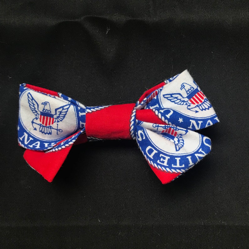United States Navy Hair Bow