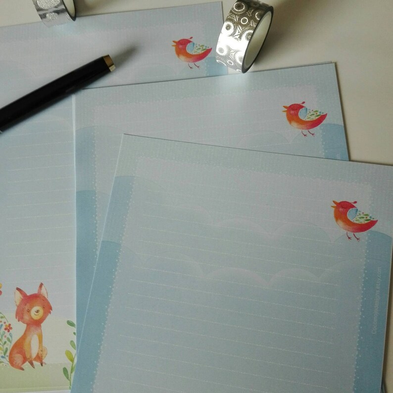 A5-20 printed sheets Joyful fox