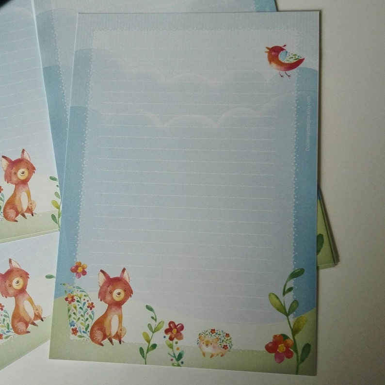 A5-20 printed sheets Joyful fox