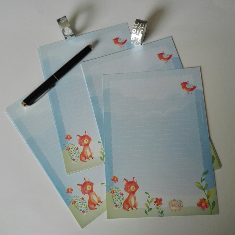 A5-20 printed sheets Joyful fox