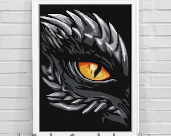 Dragon Eye Crochet Graphghan Pattern