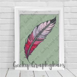 Feather Crochet Graphghan Pattern