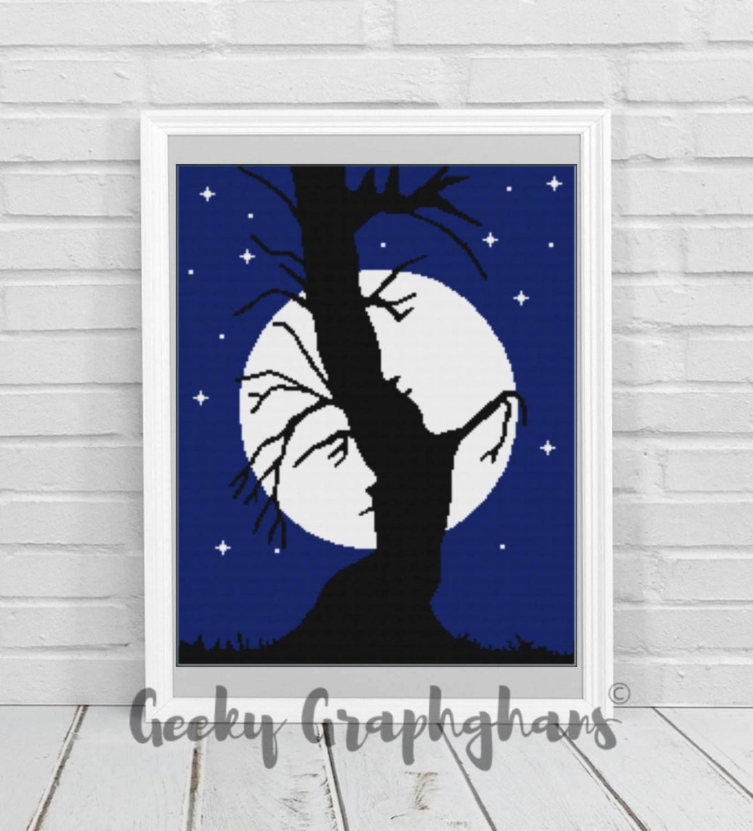 Tree Couple Crochet Graphghan Pattern - Etsy