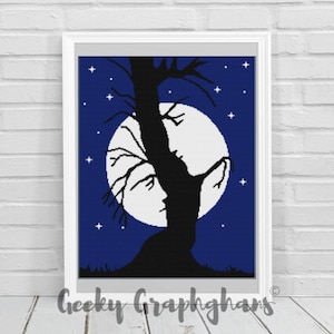 Tree Couple Crochet Graphghan Pattern
