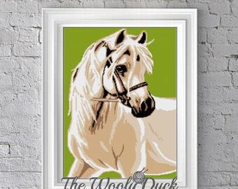 Palomino Horse Crochet Graphghan Pattern