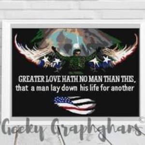 Veterans Blanket Crochet Graphghan Pattern