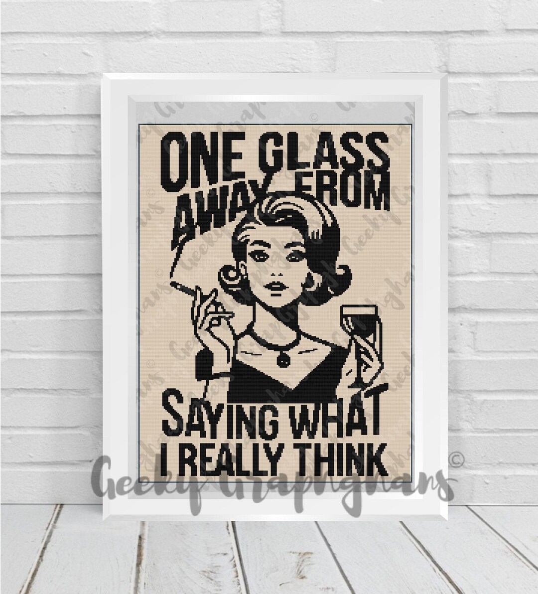 Almost Honest Crochet Graphghan Pattern - Etsy