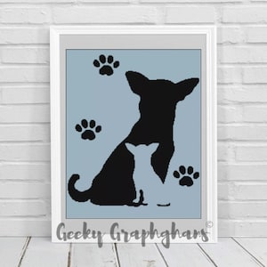 Chihuahuas Crochet Graphghan Pattern