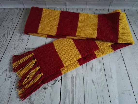 Maravilloso Maestría Puno Bufanda mágica de color de la casa inspirada en Harry Potter - Etsy México